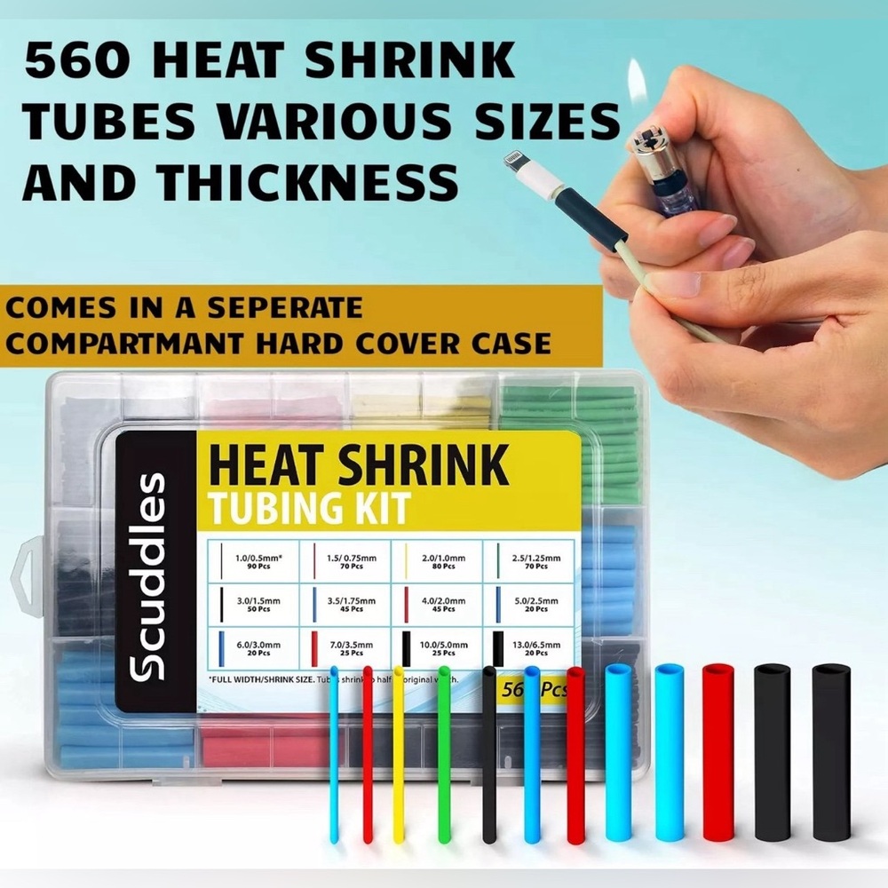 Scuddles 540 / 560 Heat Shrink Connector and Tubing Kit NIB - Picture 5 of 11